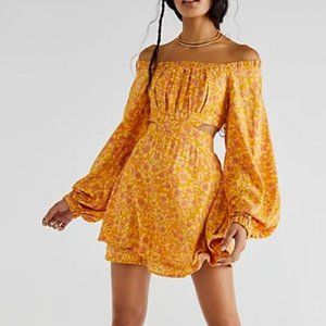Free People Jael Printed Mini Dress